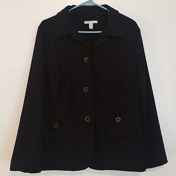 JM Collection Jackets & Blazers - JM Collection black blazer jacket